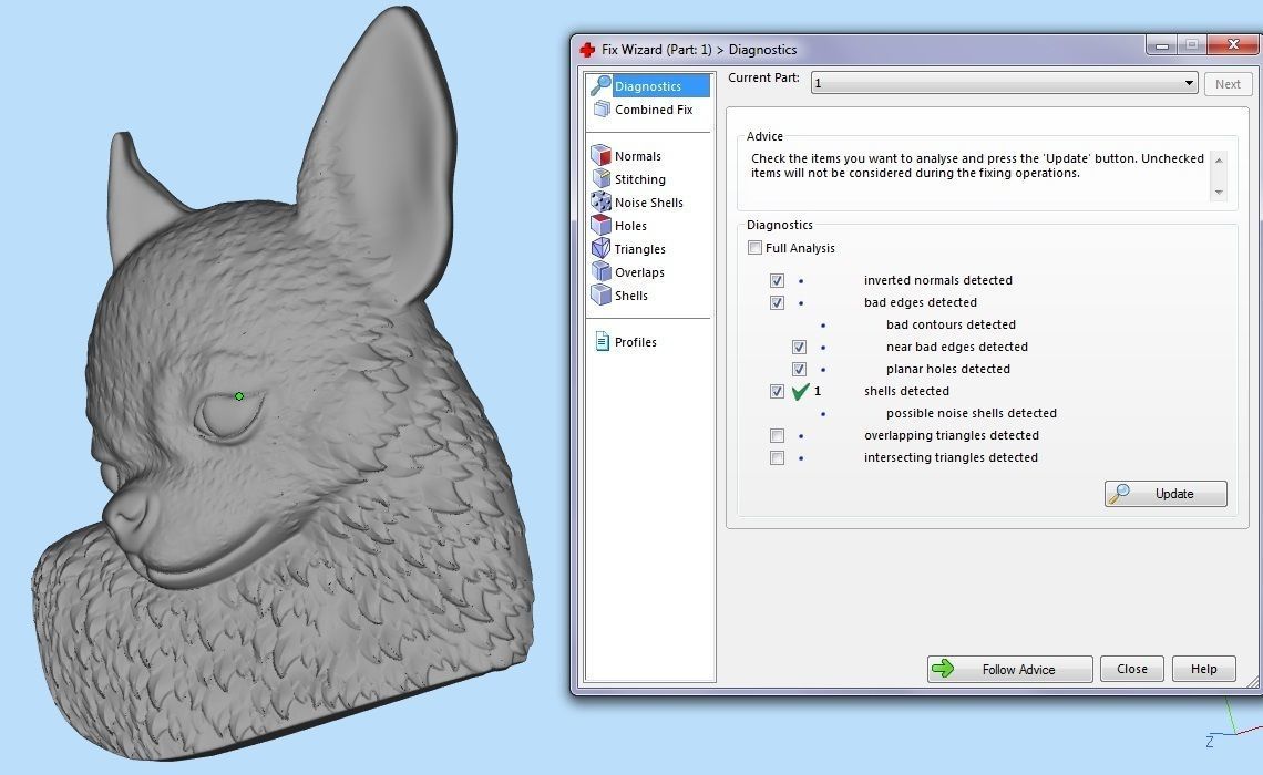 chihuahua head pendant 3D print model_7