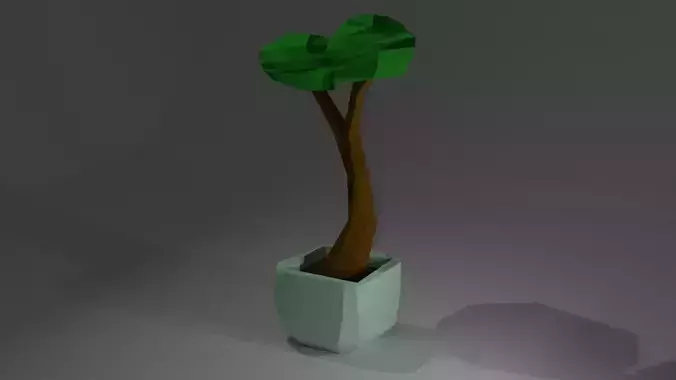 Tree in a flowerpot