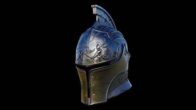 Faraam Knight Helmet 3D print model