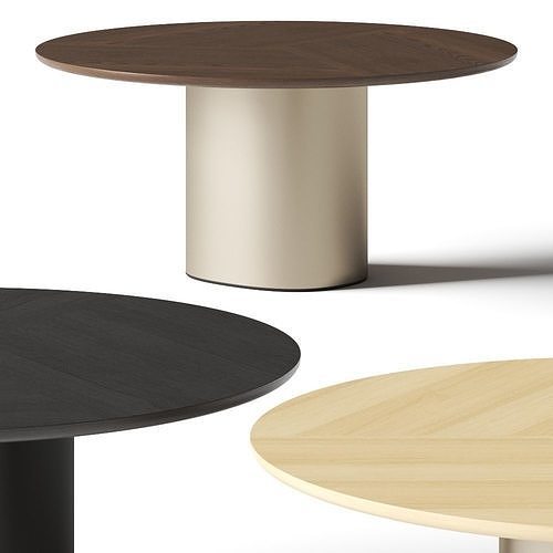 Kristalia Holo Pillar Dining Table 3D model