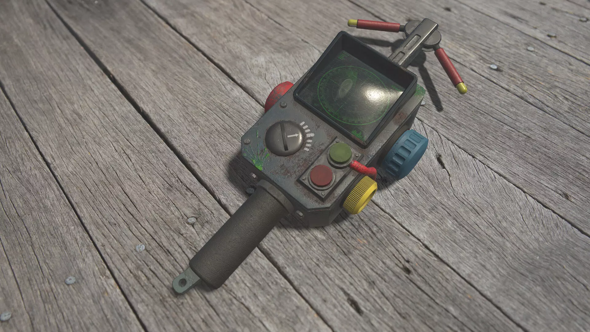 Detector remote control toy Low-poly 3D model