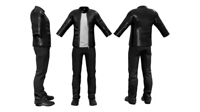 Mens Leather Jacket Outfit