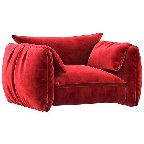 Costes Oversized Armchair 3D model