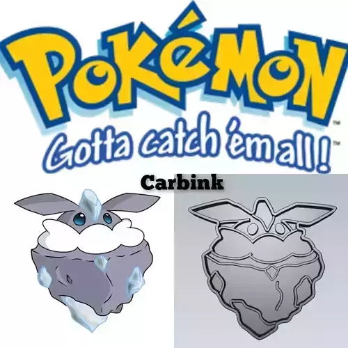 Pokemon Carbink Cookie Cutter Stamp Cake Decorating