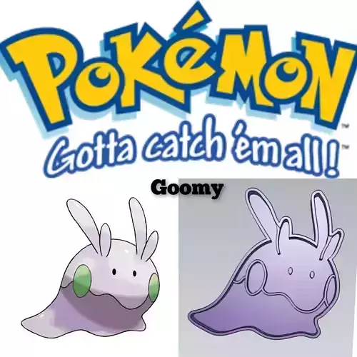 Pokemon Goomy Cookie Cutter Stamp Cake Decorating