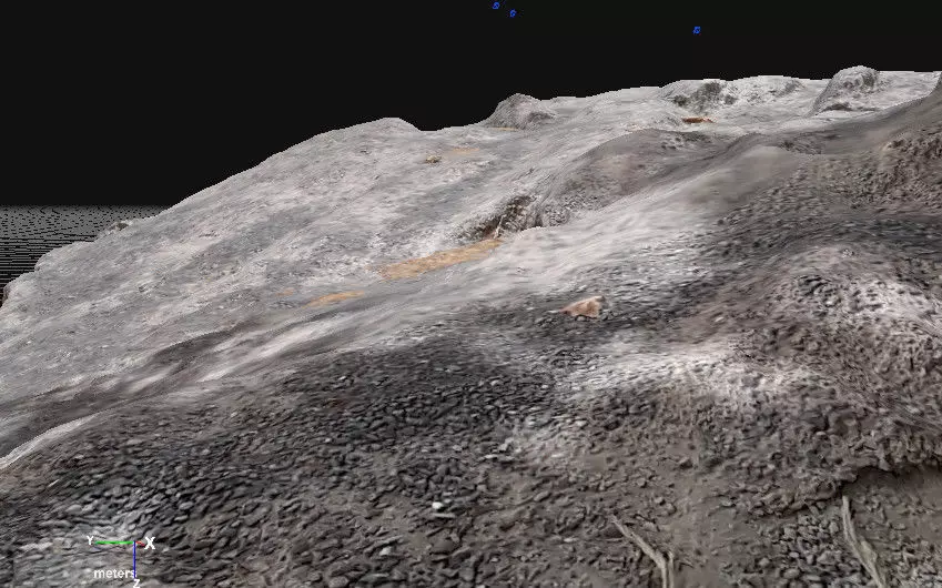 3D Photogrammetric backfill Low-poly 3D model