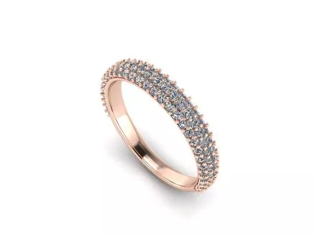 Pave Ring 300 3D print model