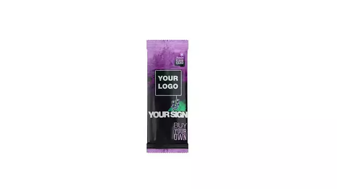 Chocolate Snack Bars packaged Low-poly 3D model