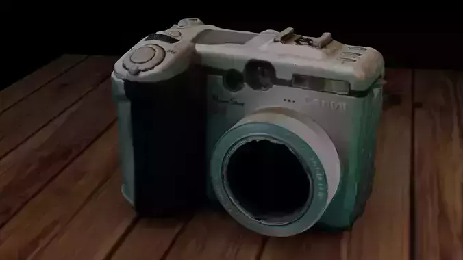 Canon G6 Camera 3D scan Free 3D model