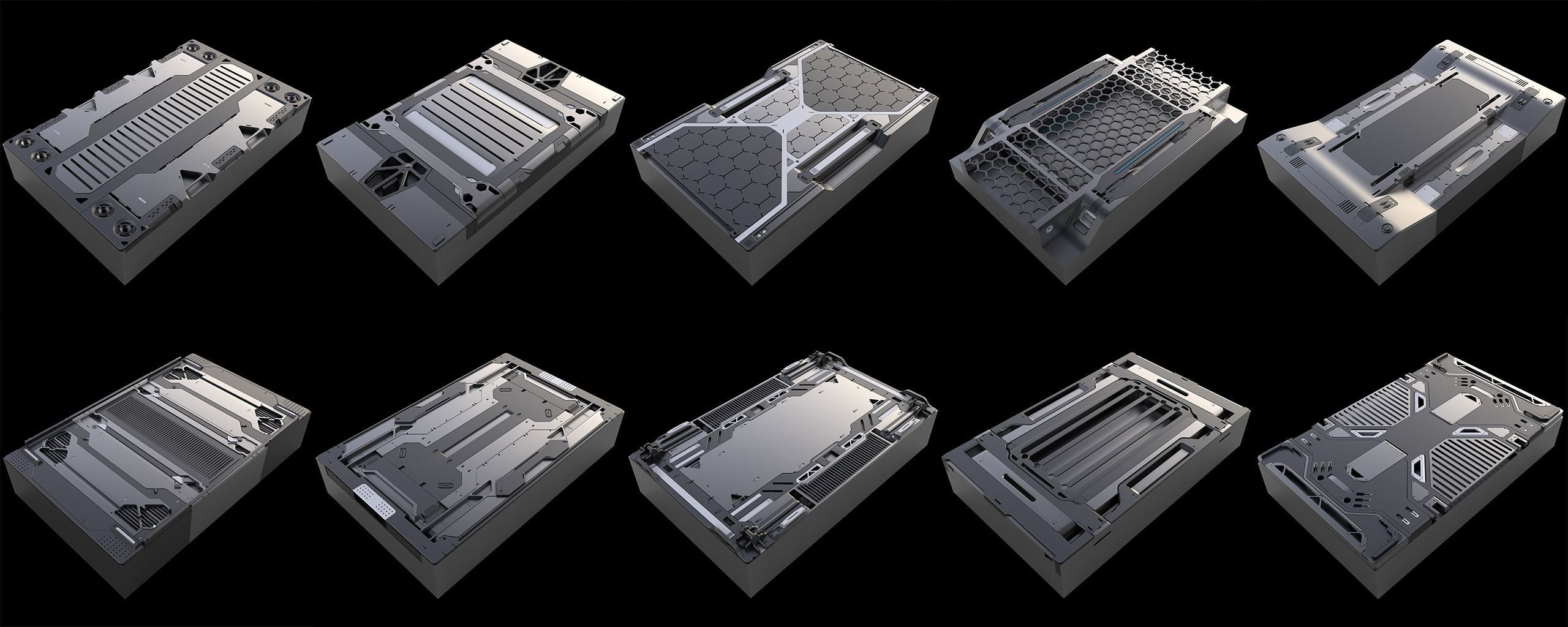 Sci-Fi Panels vol 5 3D model_1