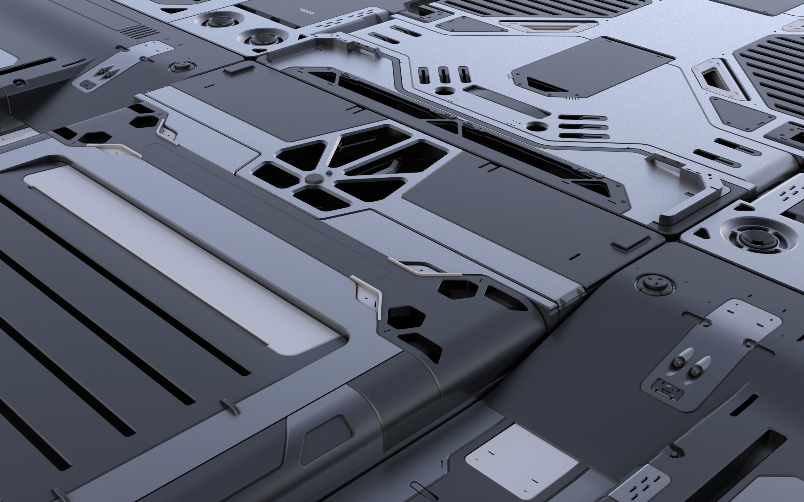 Sci-Fi Panels vol 5 3D model_7