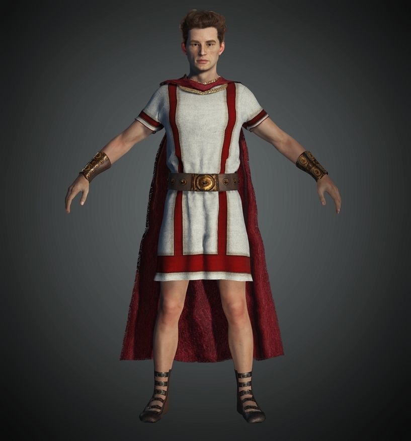 Ancient Rome Justician  3D model_2