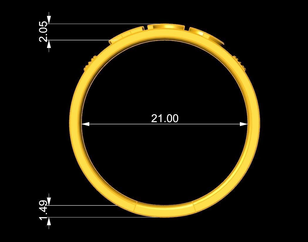 YES Money YEN EURO DOLLAR Ring 2006 3D print model_7