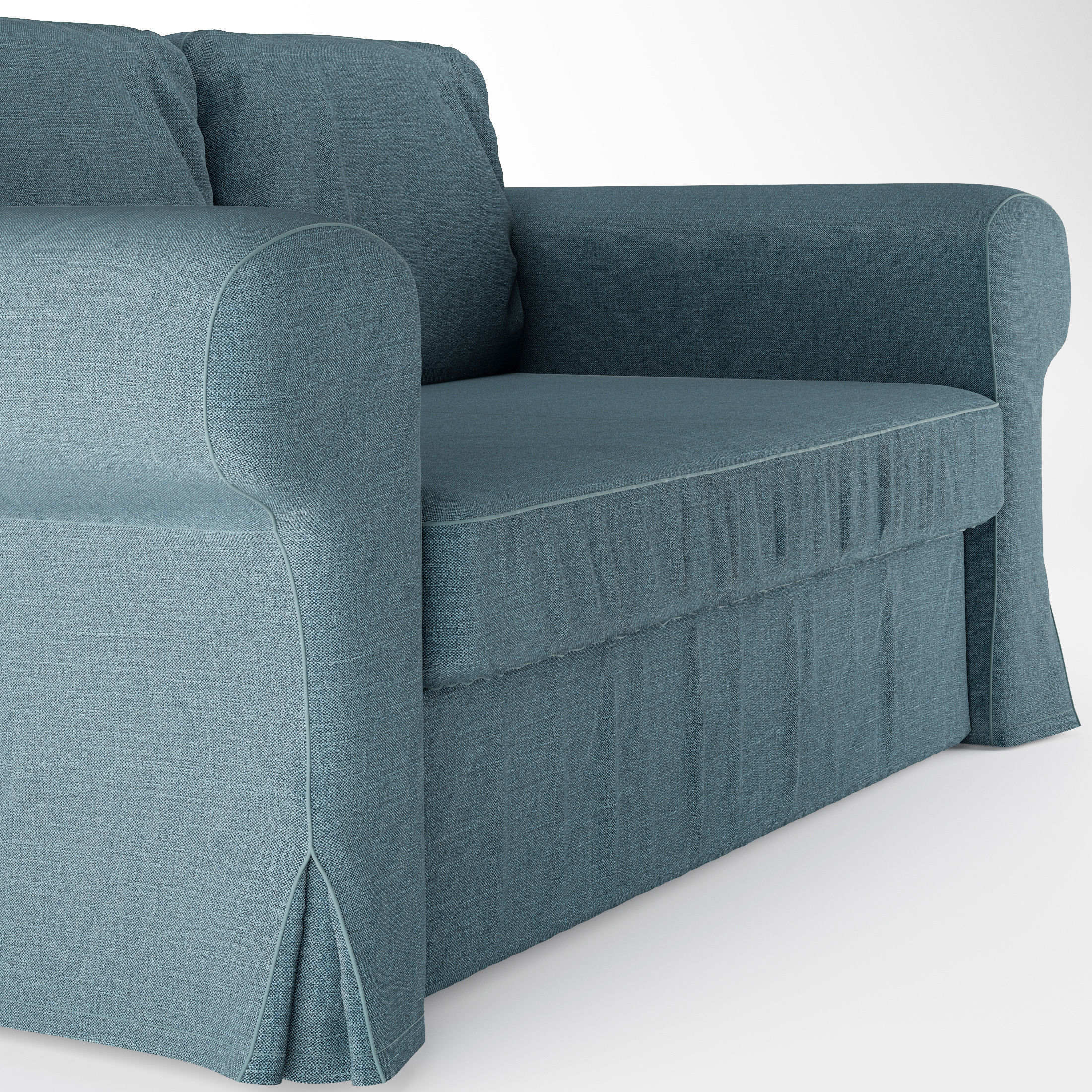 BACKABRO seater sofa ikea bedroom furniture sets home 3D model_1