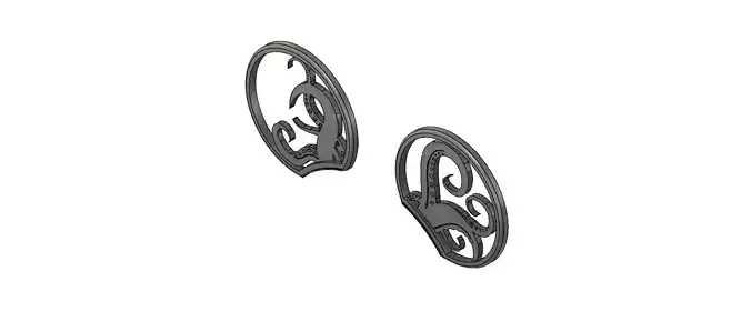 The Little Mermaids Ursula Like Slide on Mickey Mouse Ears