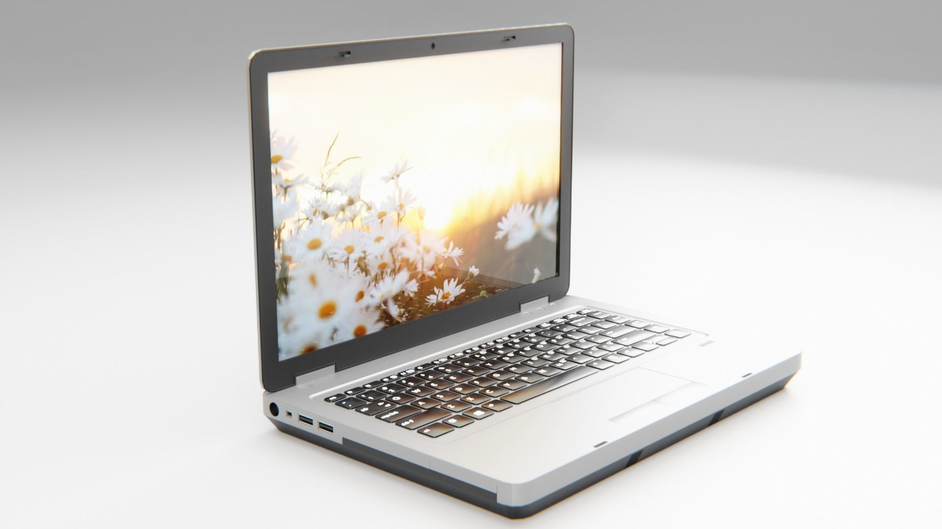 LAPTOP Low-poly 3D model_6