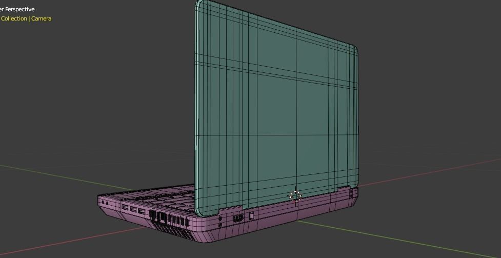 LAPTOP Low-poly 3D model_37