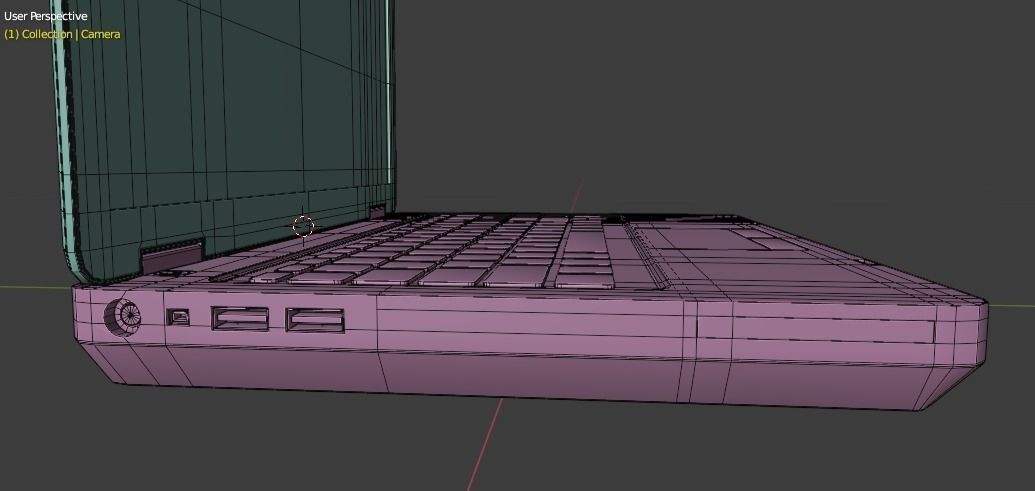 LAPTOP Low-poly 3D model_39