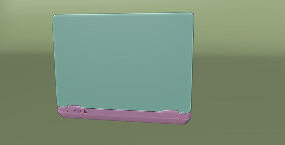 LAPTOP Low-poly 3D model_34