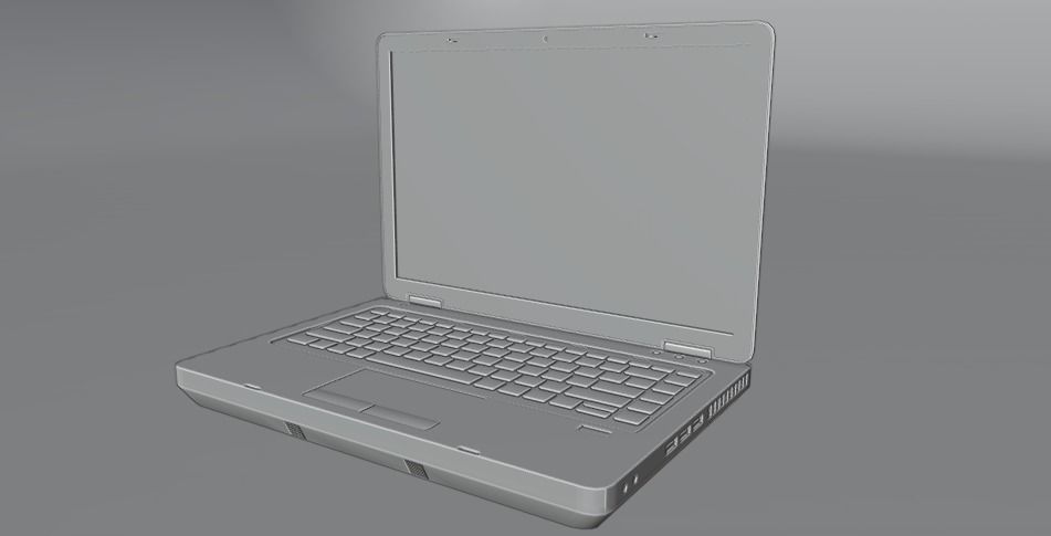 LAPTOP Low-poly 3D model_32