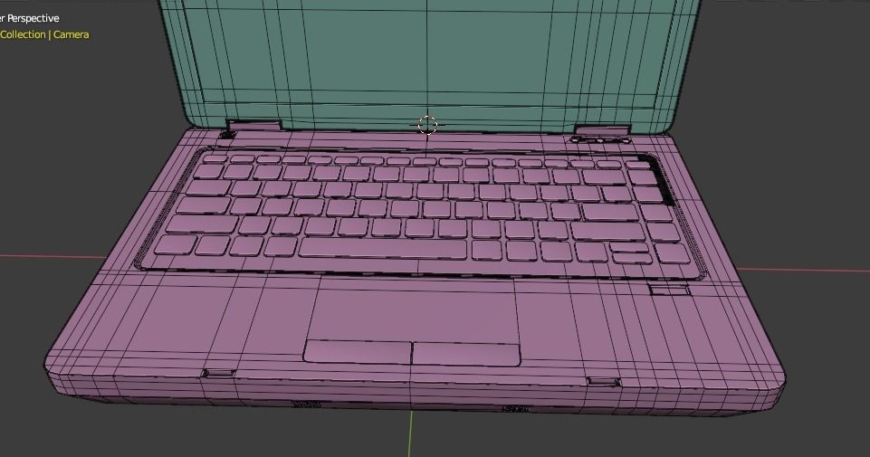 LAPTOP Low-poly 3D model_38