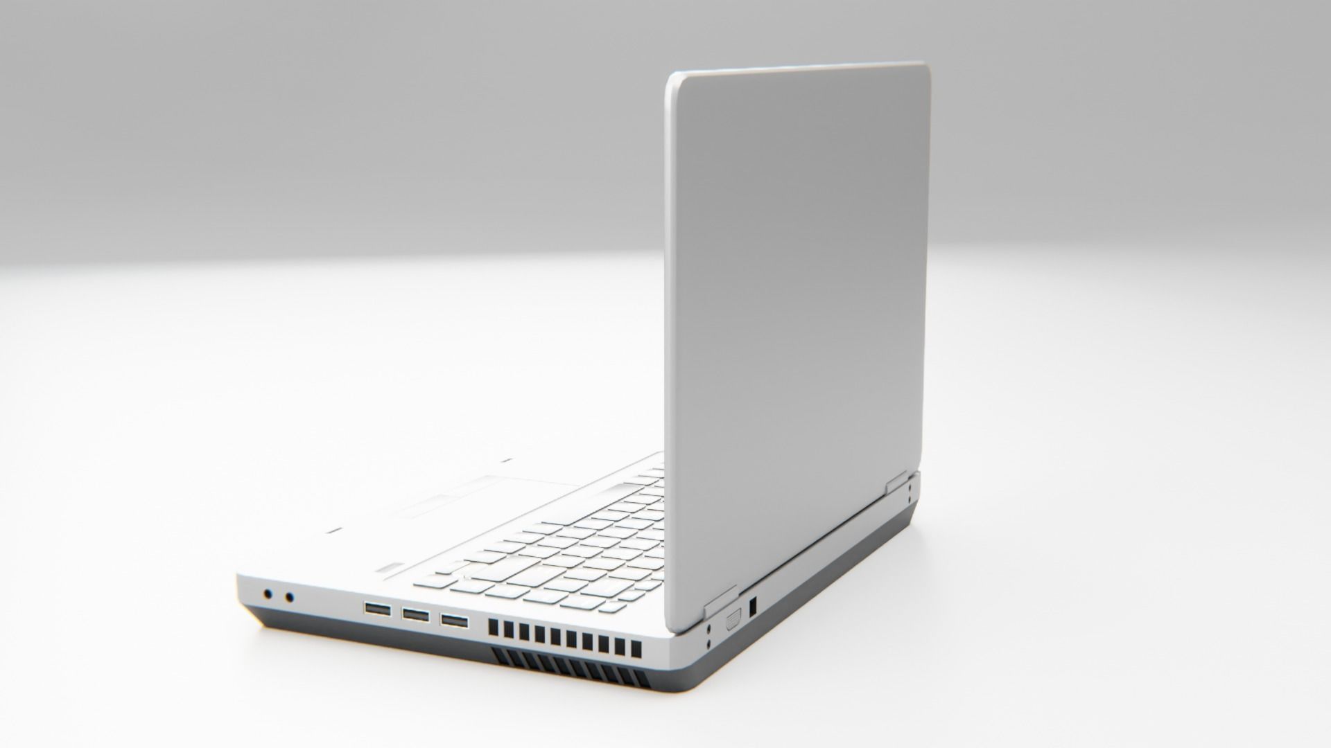 LAPTOP Low-poly 3D model_3