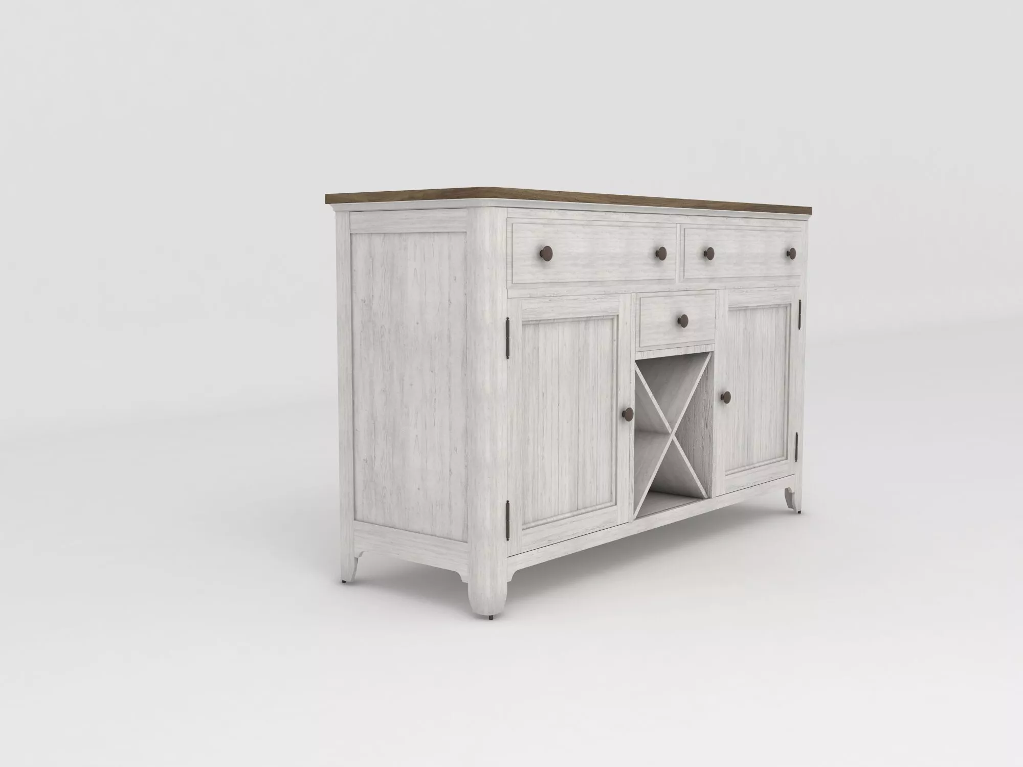 Farmhouse Reimagined Buffet 3D model