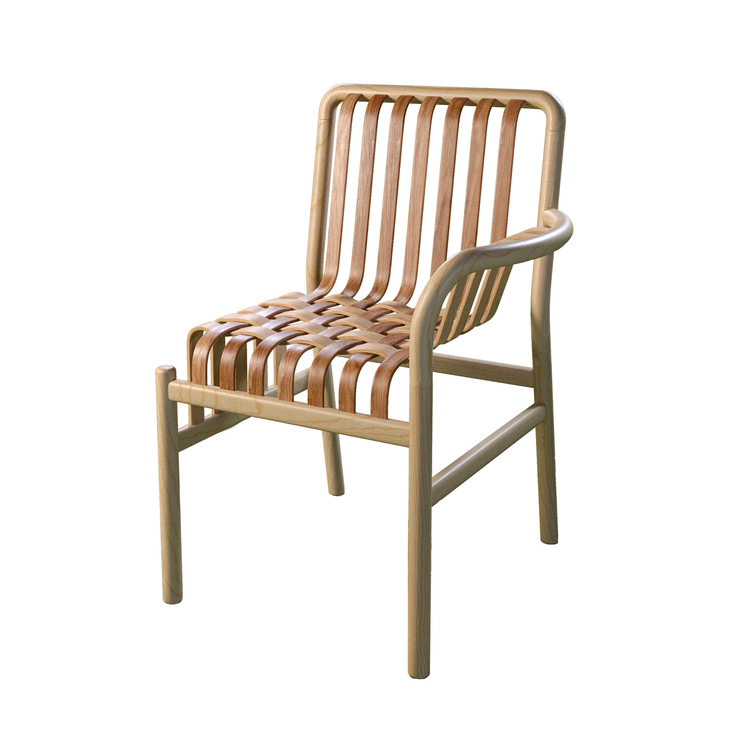 Lattice Chair 3D model_1