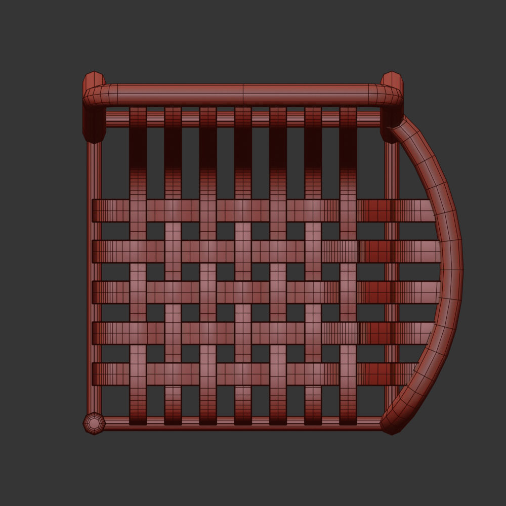 Lattice Chair 3D model_7