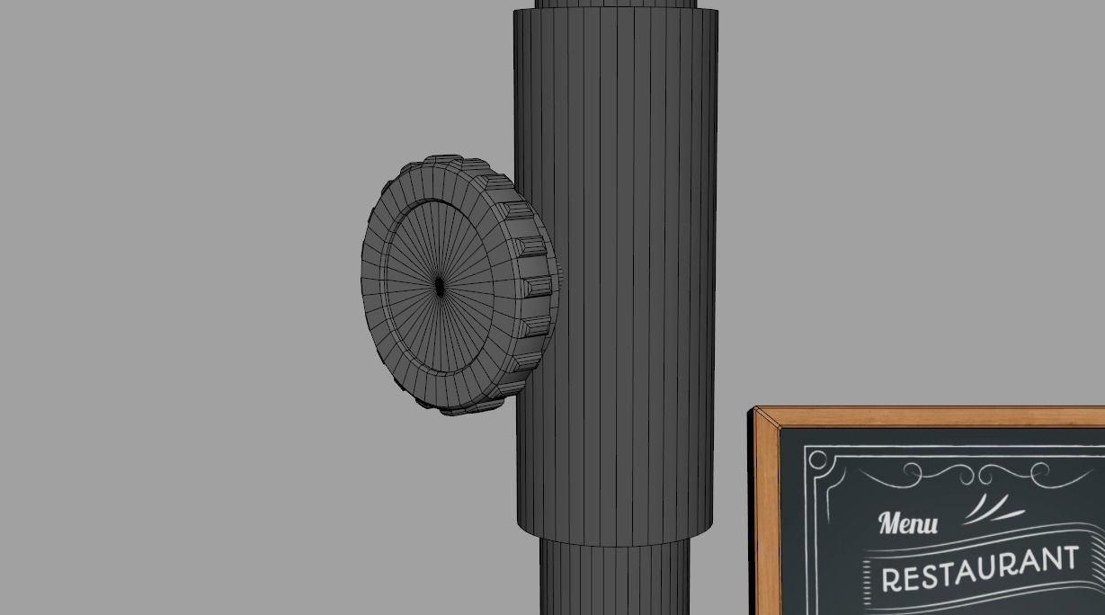 Food Stand - Cart 3 3D model_21