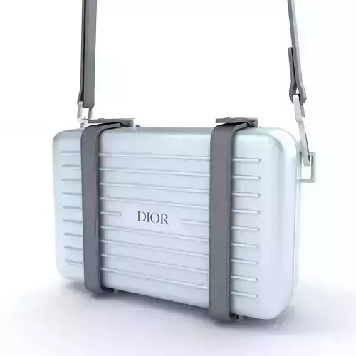 Dior and Rimowa Clutch Shoulder Blue