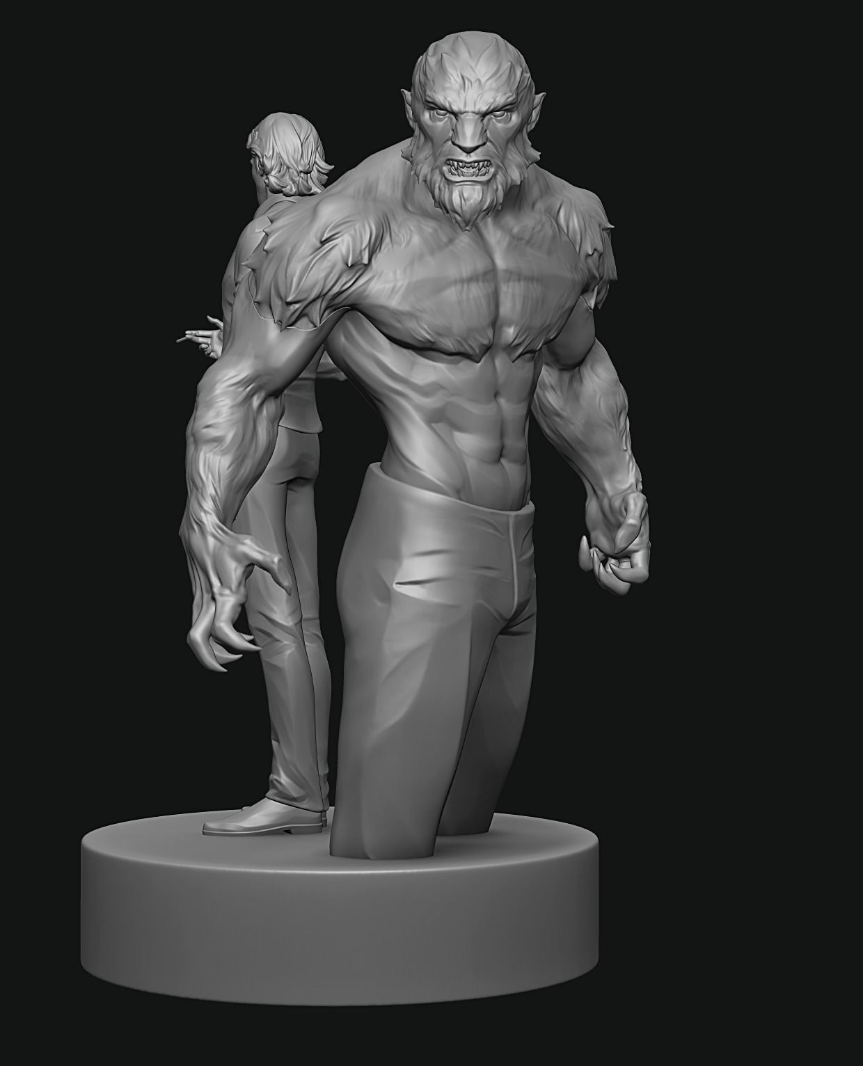 Bigby Wolf 3D print model 3D print model_4
