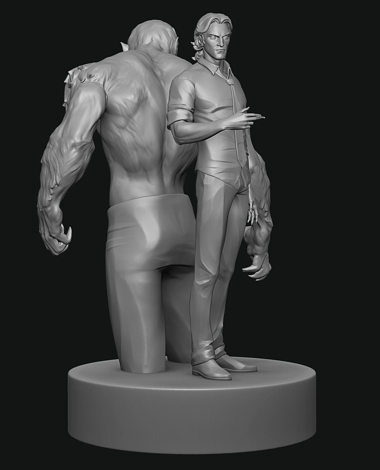 Bigby Wolf 3D print model 3D print model_7