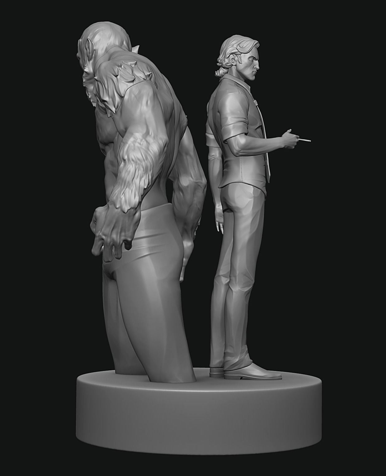 Bigby Wolf 3D print model 3D print model_6