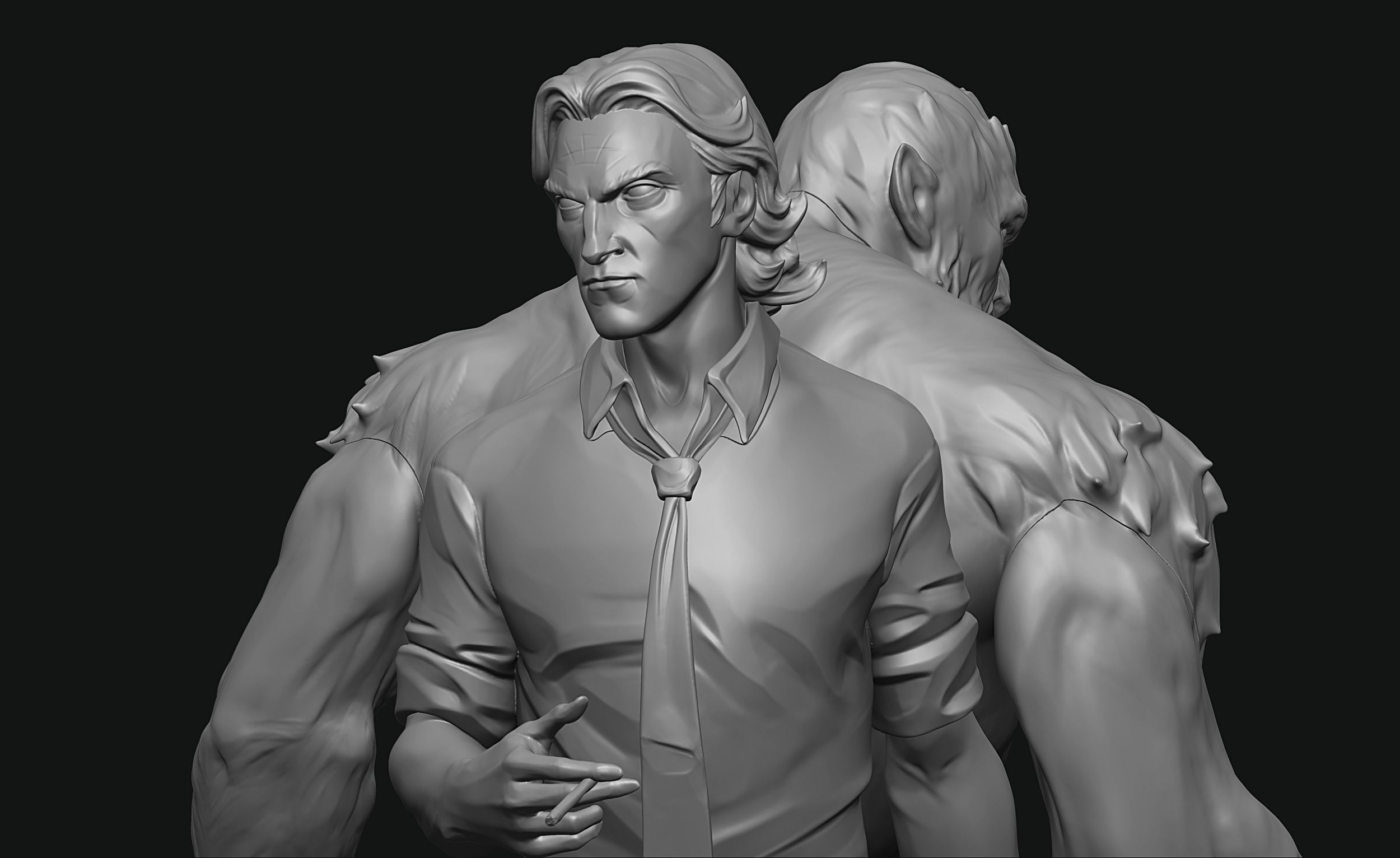 Bigby Wolf 3D print model 3D print model_8