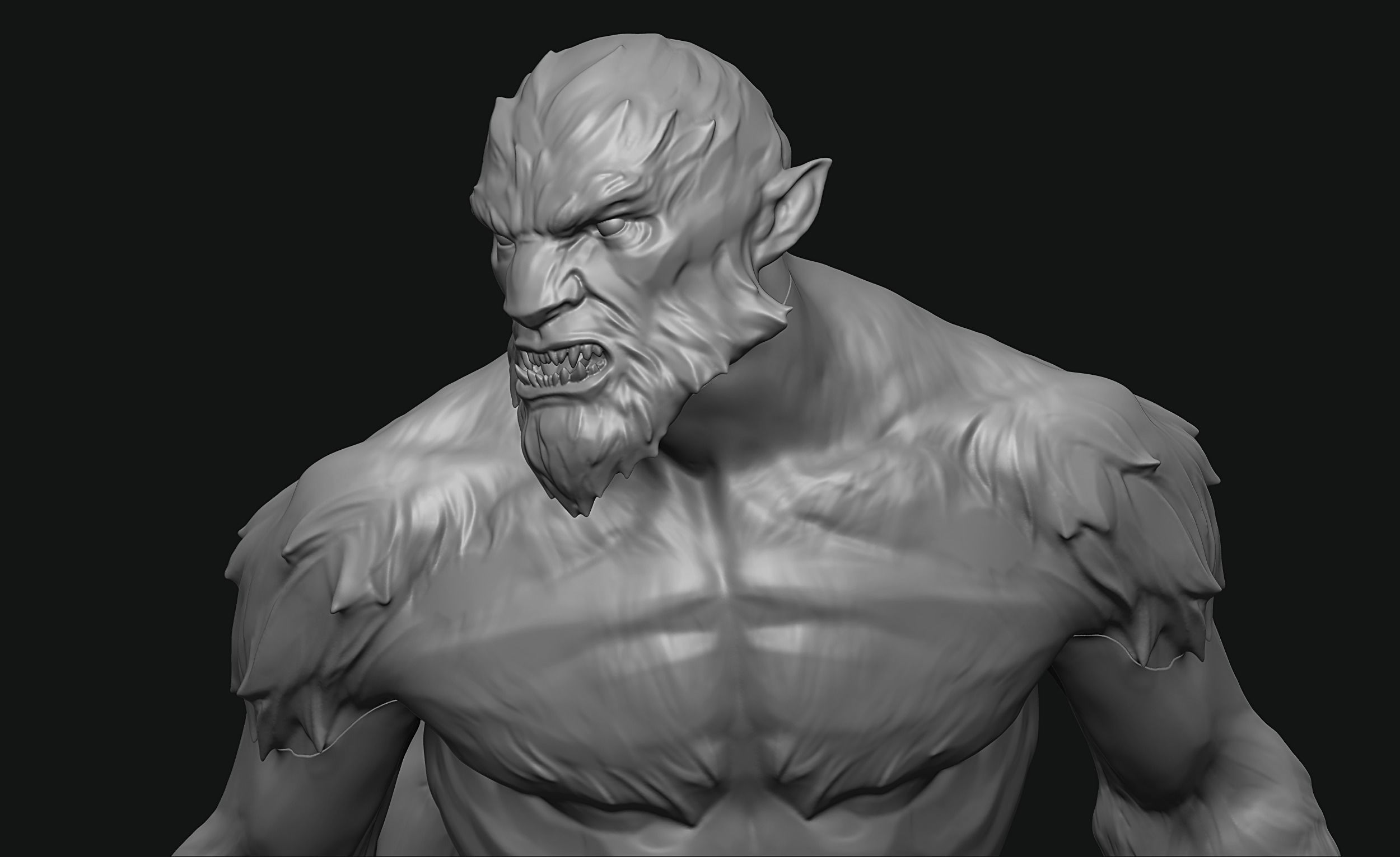 Bigby Wolf 3D print model 3D print model_10