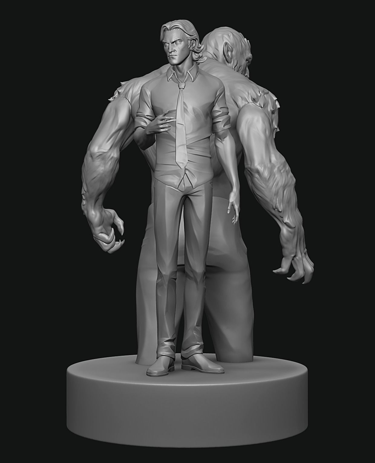 Bigby Wolf 3D print model 3D print model_2