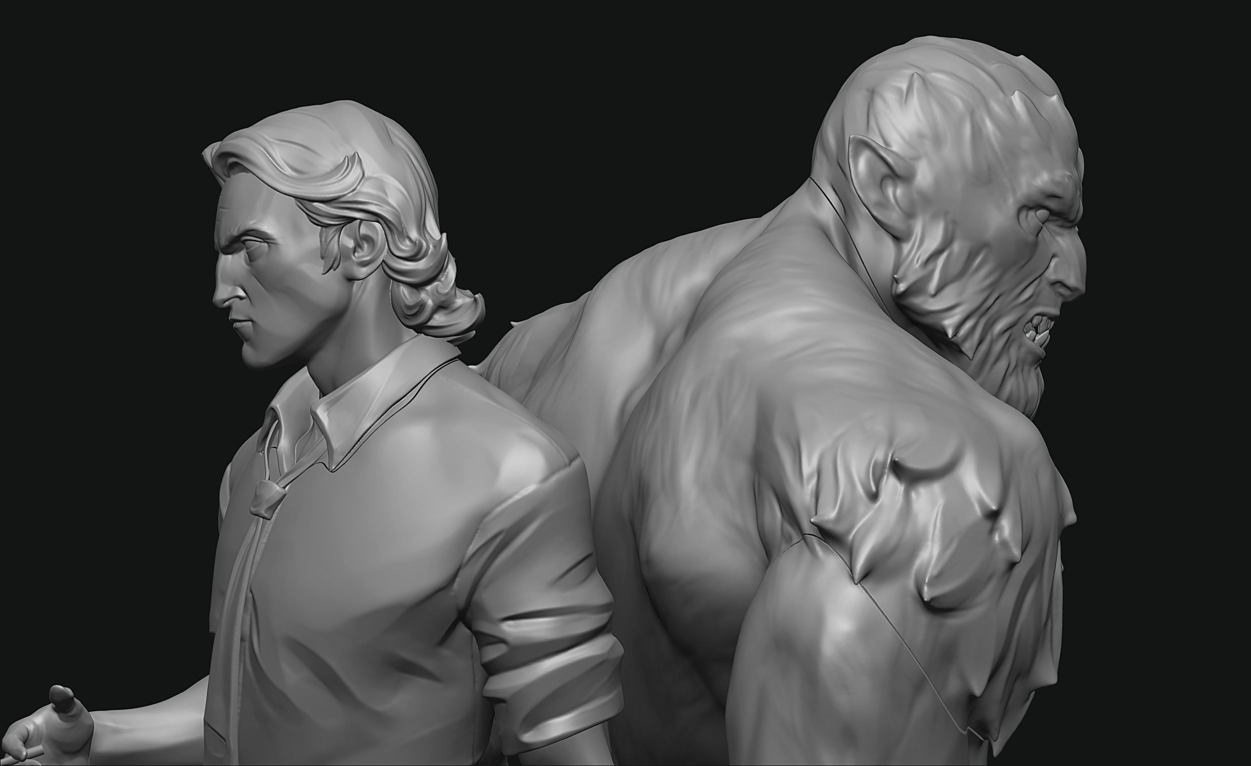 Bigby Wolf 3D print model 3D print model_9