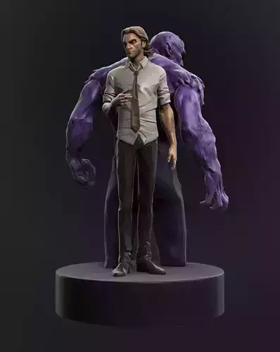 Bigby Wolf 3D print model 3D print model