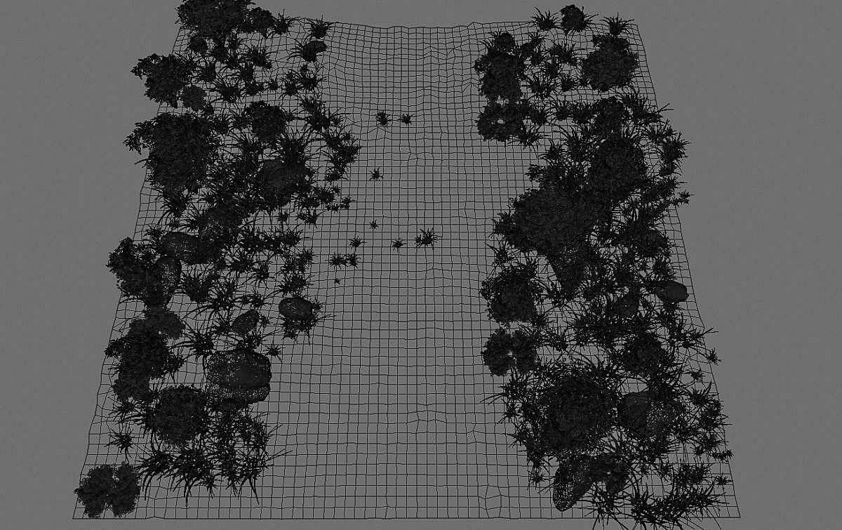 Woodland Terrain 3D Environment Model 3D model_9