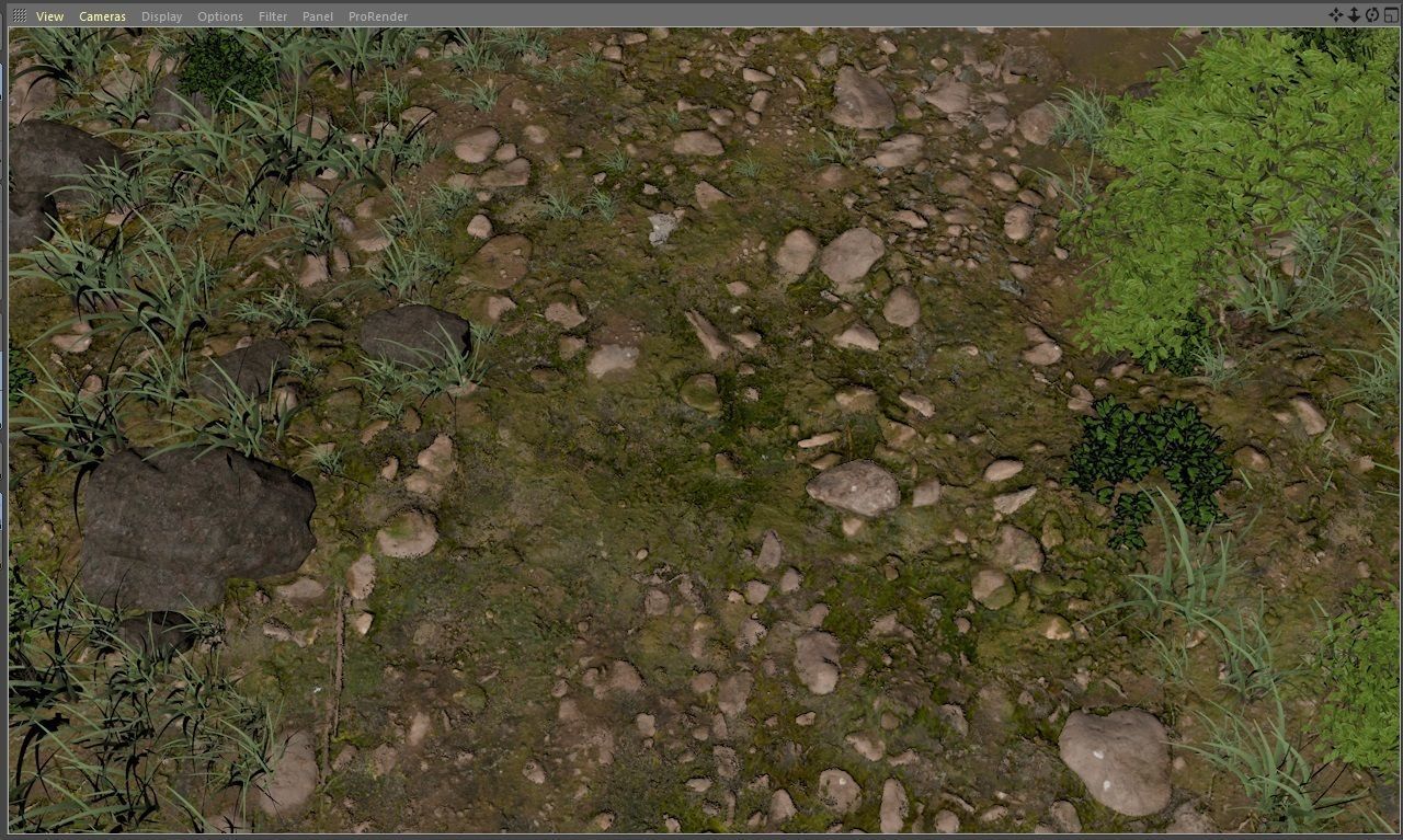 Woodland Terrain 3D Environment Model 3D model_12