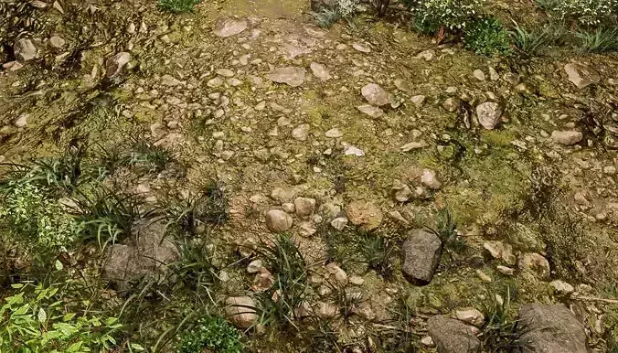 Woodland Terrain 3D Environment Model 3D model