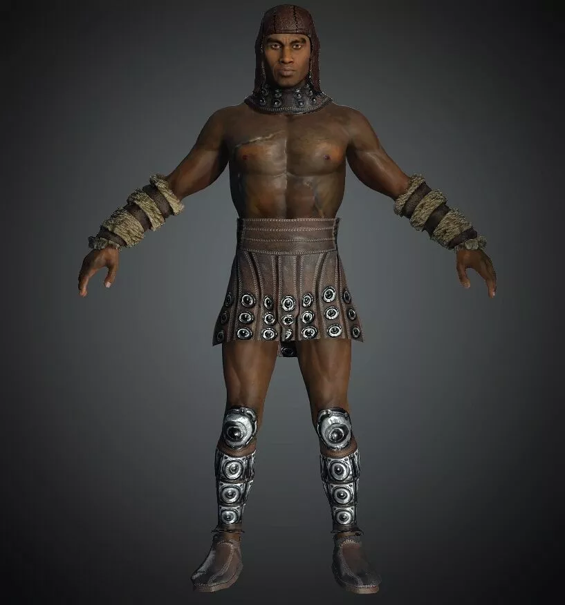 Ancient Rome Gladiator 3D model