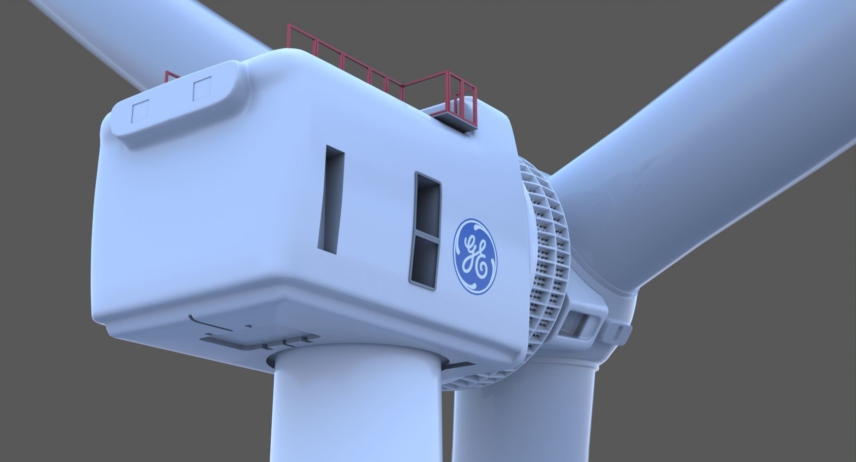 Wind Turbine GE Haliade X 12MW 3D model_4