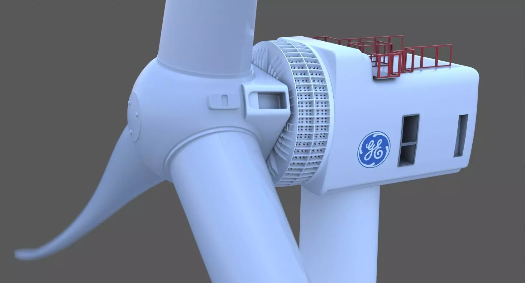 Wind Turbine GE Haliade X 12MW 3D model_0