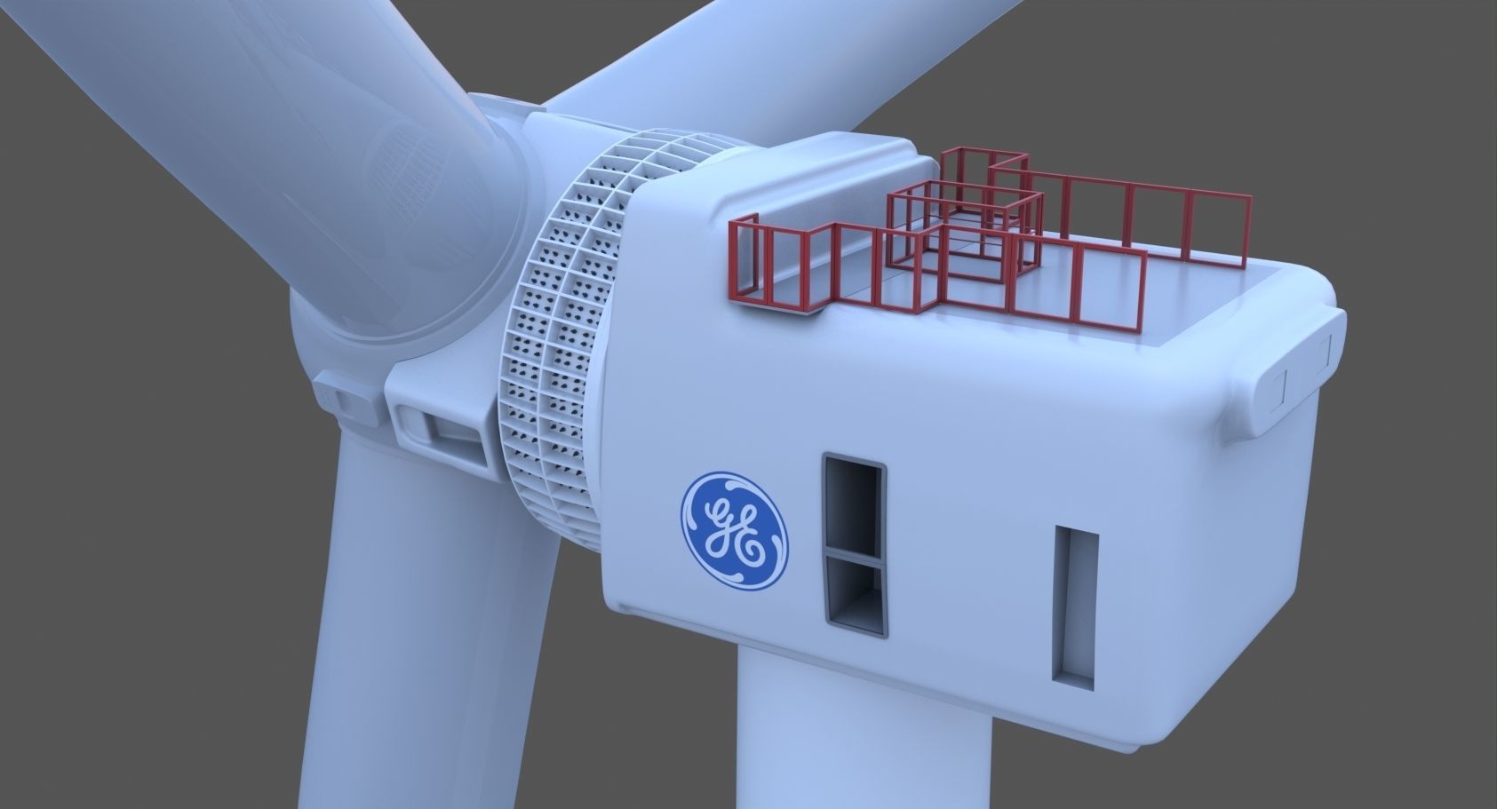 Wind Turbine GE Haliade X 12MW 3D model_3