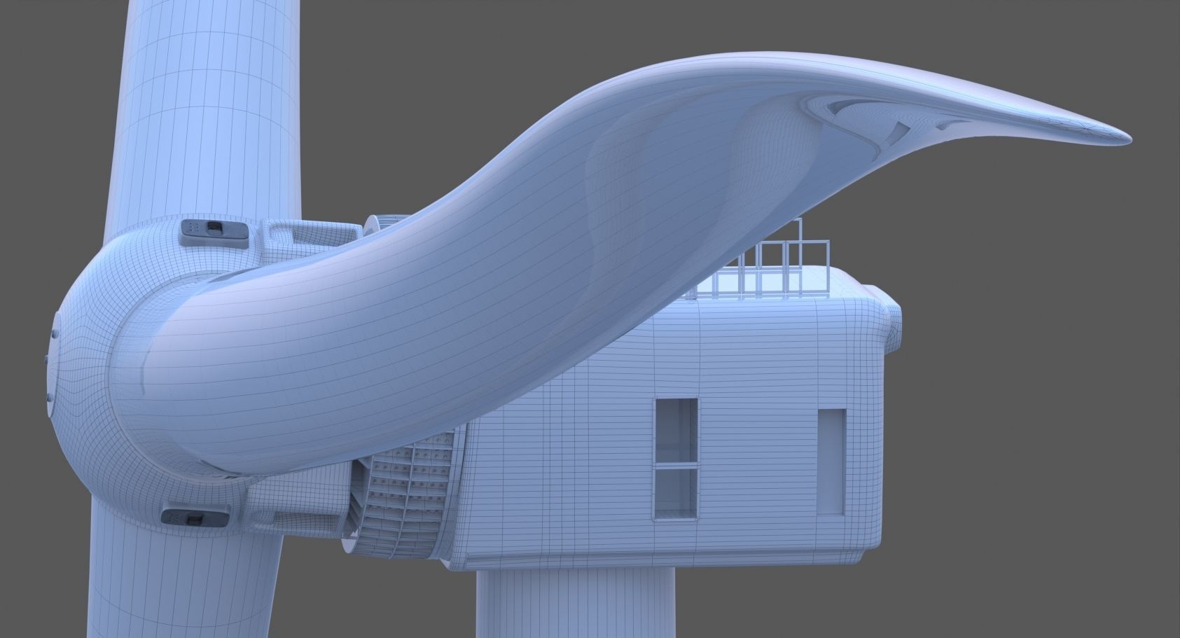 Wind Turbine GE Haliade X 12MW 3D model_2