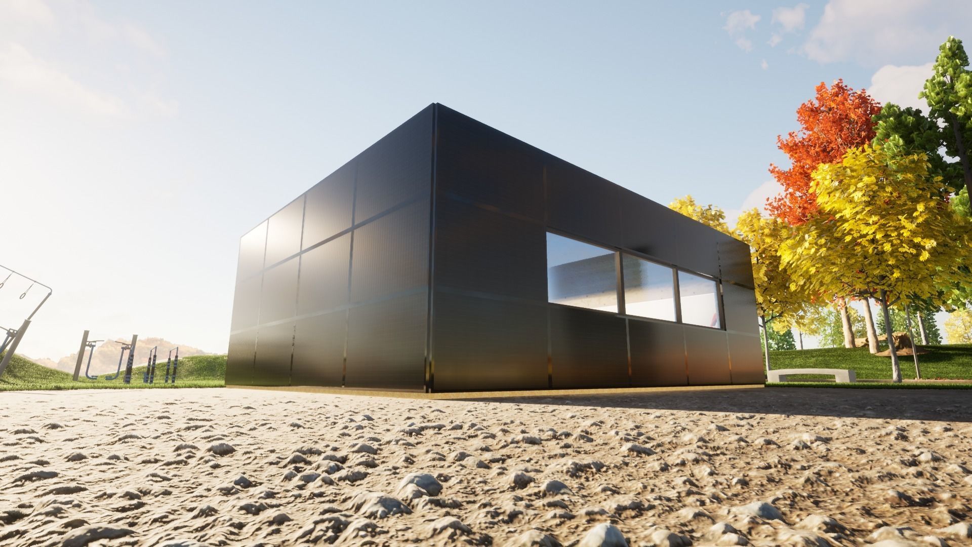 Solar Building 3D model_3