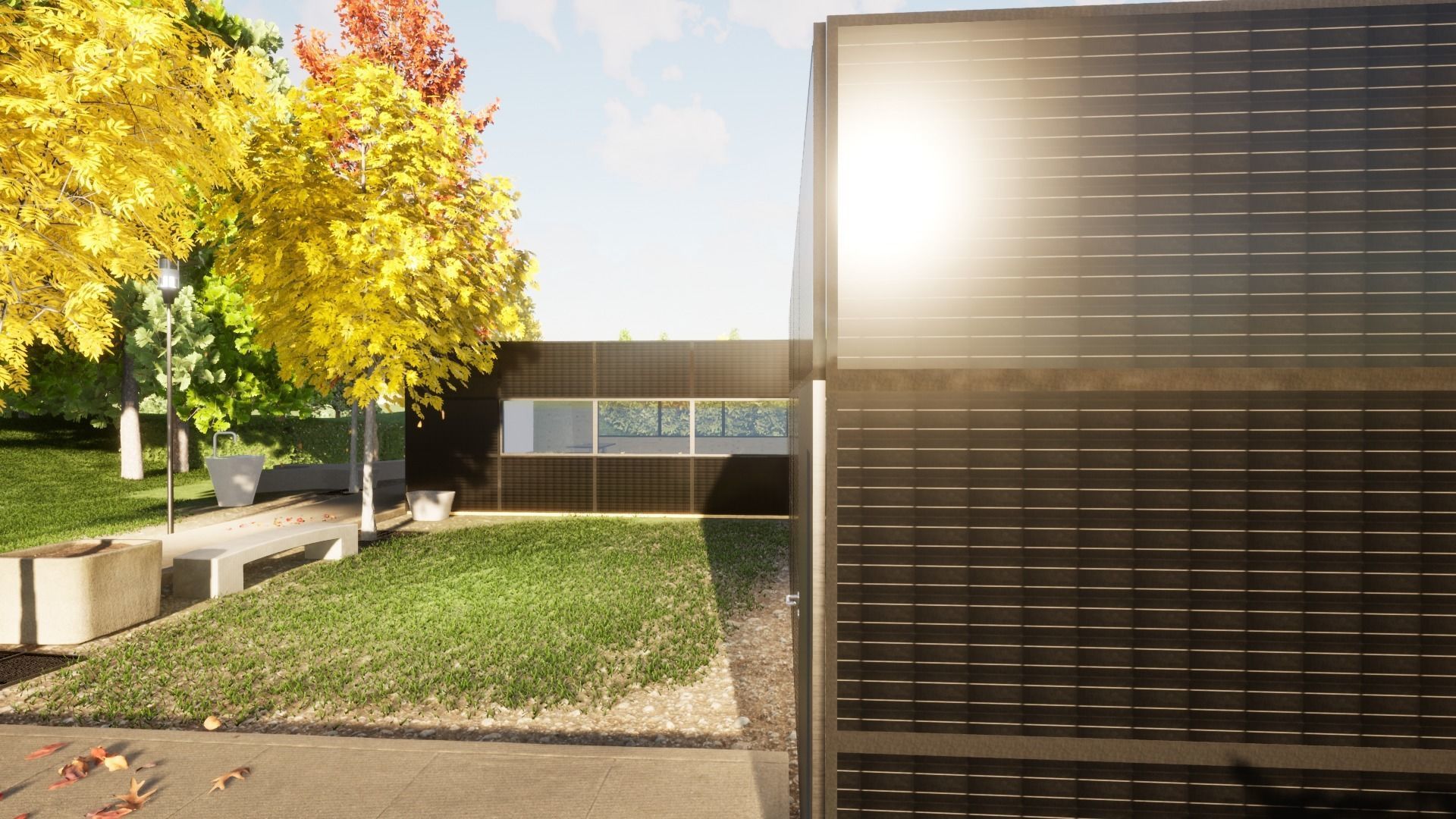 Solar Building 3D model_2