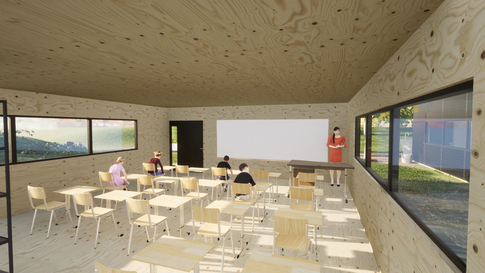 Solar Building 3D model_5